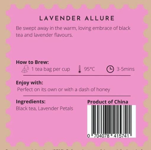 Lavender Allure - Tea Bags - Premium from Feel Great Tea Co. - Just 1199! Shop now at Feel Great Tea Co.