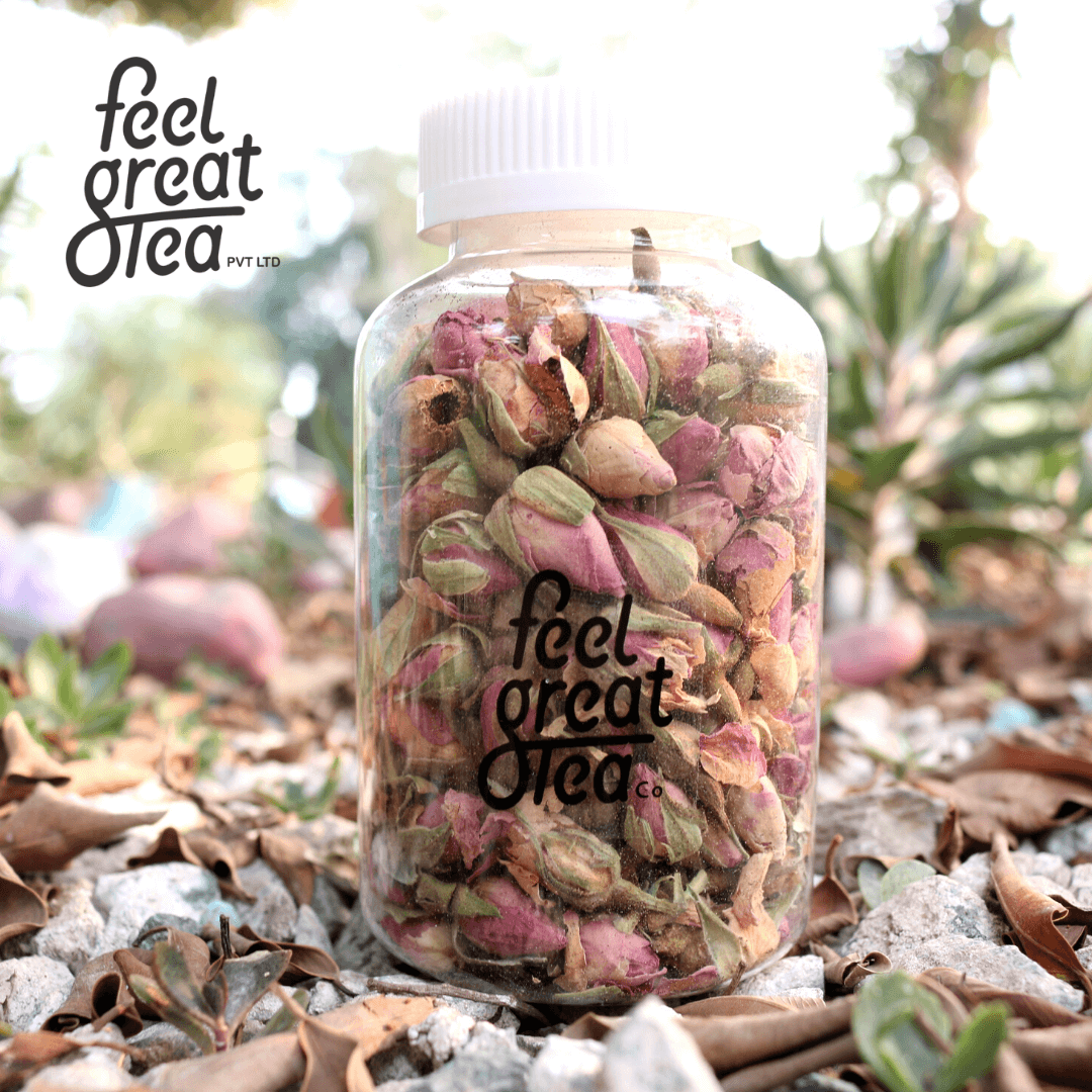 Rose Buds Herbal Tea - Premium from Feel Great Tea Co. - Just 999! Shop now at Feel Great Tea Co.