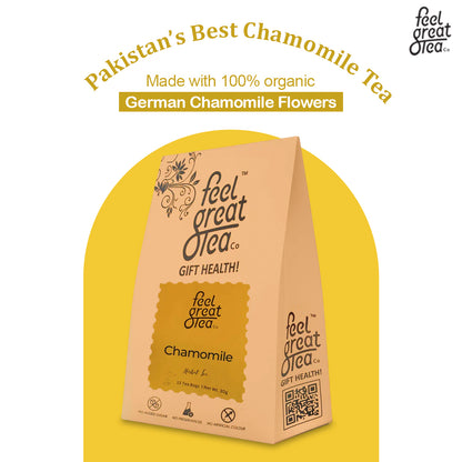 Chamomile Tea - Premium Teas from Feel Great Tea Co. - Just 1749! Shop now at Feel Great Tea Co.