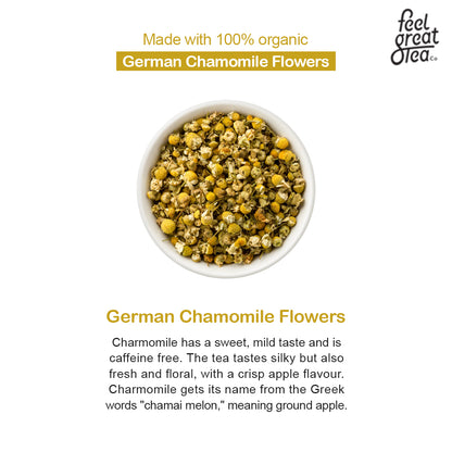 Chamomile Tea - Premium Teas from Feel Great Tea Co. - Just 1749! Shop now at Feel Great Tea Co.
