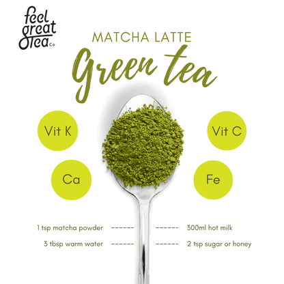 Matcha Green Tea Powder (Ceremonial Grade) - Premium Teas from Feel Great Tea Co. - Just 1599! Shop now at Feel Great Tea Co.